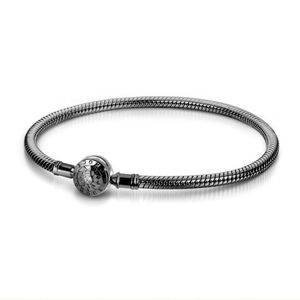 Gnoce Jewelry Sterling Bracelet in Black